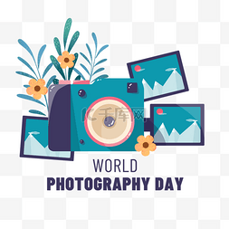 摄影摄像图片_世界摄影日相机植物照片