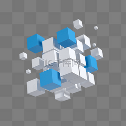 正方形图片_3d立体方块素材
