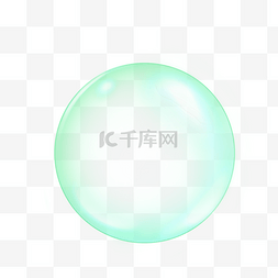 透明头像框头像框图片_绿色透明彩虹泡泡水泡