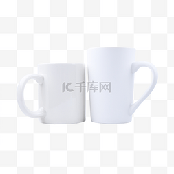 白色杯子陶瓷杯咖啡杯马克杯