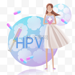 疫苗图片_HPV疫苗医疗健康女性