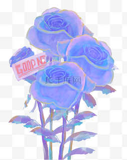 紫色糖果色鲜花玫瑰