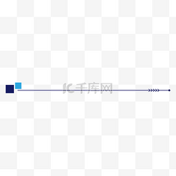 ppt模板图片_蓝色商务简约ppt分隔线