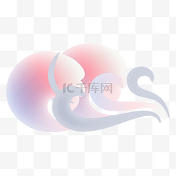 logo国潮图片_梦幻国潮浪花海浪