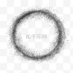 黑圆点图片_灰尘颗粒抽象风格圆形粒子