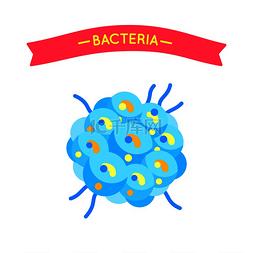 细菌或危险的球形病毒包含许多细