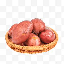 土豆图片_红皮土豆蔬菜食材