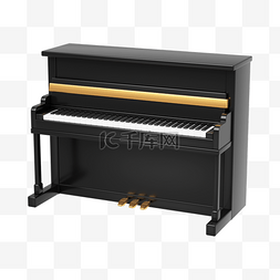 演奏图片_3DC4D立体钢琴演奏乐器