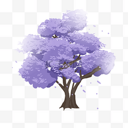 梦幻仙侠紫色景观树