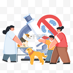 疫苗图片_狂犬病毒研究医护检查打疫苗