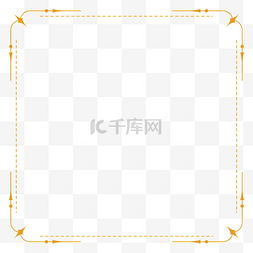 大气金色框图片_欧式烫金简约边框