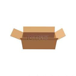 空包纸杯图片_纸箱交付和运输包装独立实物模型