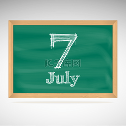 一天的活动图片_7 月 7 日，一天的日历，学校董事