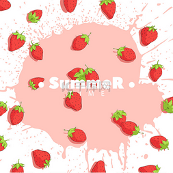 水果背景草莓图片_成熟的草莓背景