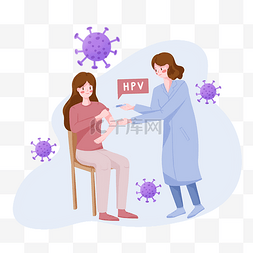 打针图片_HPV疫苗医疗健康接种疫苗