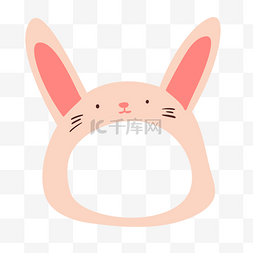 兔子头像框图片_兔年兔子边框头像框