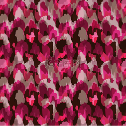 抽象现代时尚粉红色动物无缝 web 