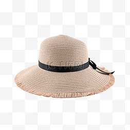 太阳帽沙滩图片_沙滩帽帽子粉色服饰