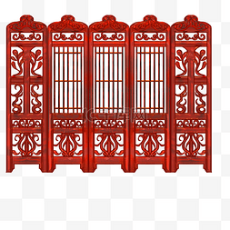 中式屏风隔断中式红木典雅家具