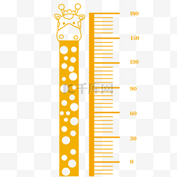 180标尺图片_长颈鹿秤