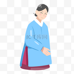 人物爸爸妈妈图片_韩国父母节传统服装母亲人物