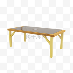 3d家具餐桌大桌子