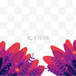 紫色花草图片_紫色草丛植物