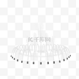 圆形品牌logo图片_广场圆形写实喷泉