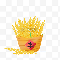 秋季丰收水稻立秋