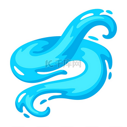 漩涡形状图片_抽象的蓝色漩涡或油漆印迹颜色闪