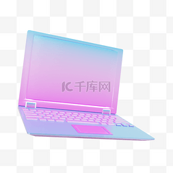 电子图片_3DC4D立体酸性电子设备笔记本电脑