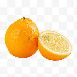 切开的橙子图片_夏天多汁水果切开的橙子