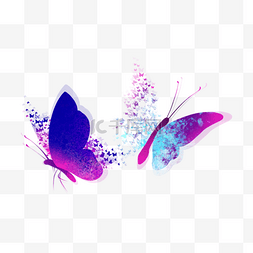 蝴蝶logo图片_飞舞的抽象蝴蝶