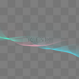 隔栏线条图片_酷炫清新粉绿亮蓝色调炫彩科技光