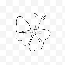 装修广告设计图片_一系列极简主义蝴蝶动物的图片