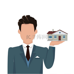 贷款融资图片_平面设计中的房地产概念图.. 平面