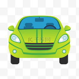 交通工具绿色汽车