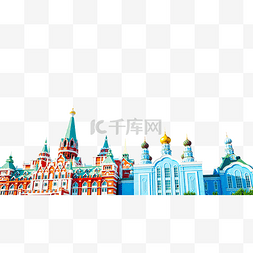 俄罗斯建筑城堡户外房屋