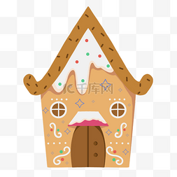 新年新年房子图片_房子糖果屋饼干卡通图画