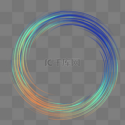 螺旋转图片_彩色线条螺旋光线圈