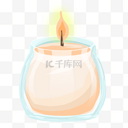 椭圆盒子蜡烛透明图片绘画