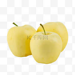 苹果图片_新鲜水果黄苹果