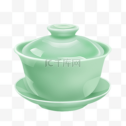 茶杯中式图片_茶道器具茶碗茶艺
