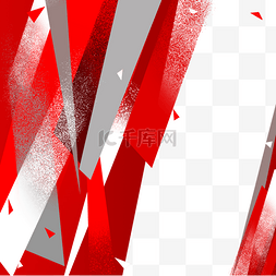几何渐变红色图片_边框体育抽象红色线条涂鸦