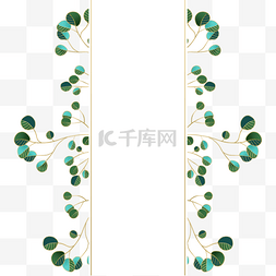 ui边框设计图片_光效金线婚礼花卉金色线条边框