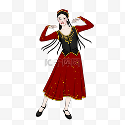 文化艺术素材图片_民族舞新疆舞艺术培训