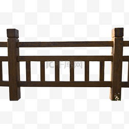 栏杆安全木头杆子隔离