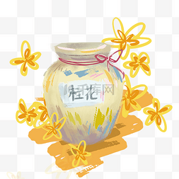 中秋桂花酒图片_桂花酒桂花酿