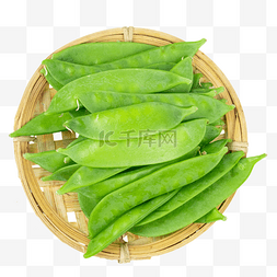 免抠绿色豌豆素材图片_新鲜绿色蔬菜扁豆角