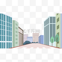 城市马路马路图片_城市建筑楼房